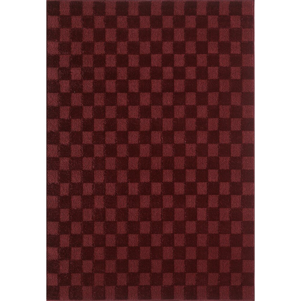 Bordowy dywan 120x170 cm Mosaic – ESTE
