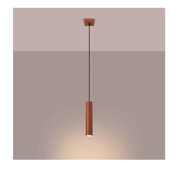 Ceglasta lampa wisząca Castro – Sollux-image-1