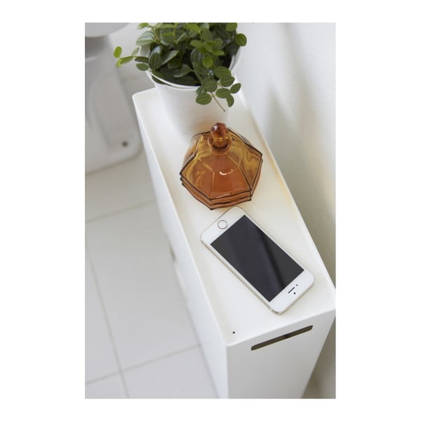 Biały pojemnik na papier toaletowy YAMAZAKI Rin Stocker-image-4