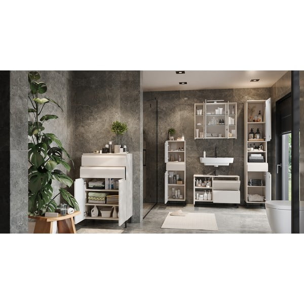 Kremowy zestaw łazienkowy Salinas – Germania-image-2