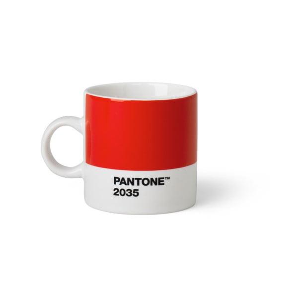 Czerwony kubek Pantone Espresso, 120 ml