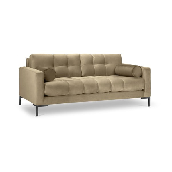 Beżowa aksamitna sofa Cosmopolitan Design Bali-image-2