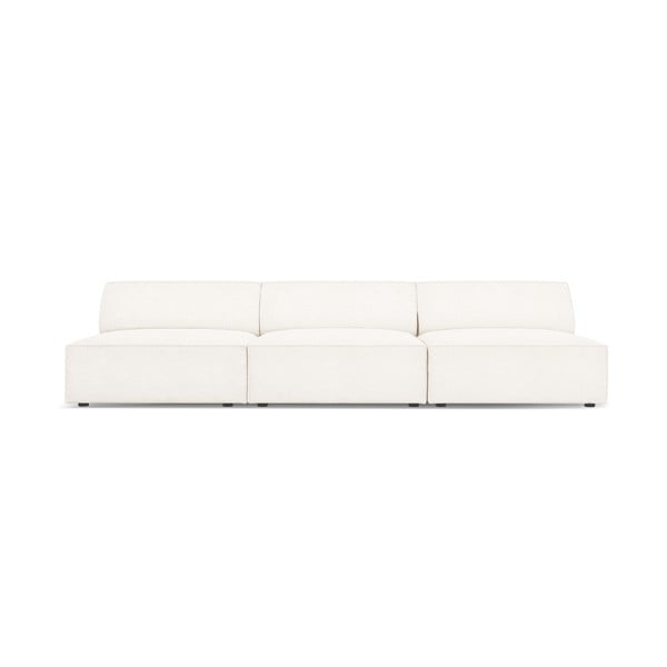 Kremowa sofa z materiału bouclé 240 cm Jodie – Micadoni Home