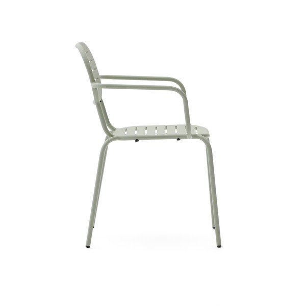 Miętowe metalowe krzesło ogrodowe Brai – Kave Home-image-3
