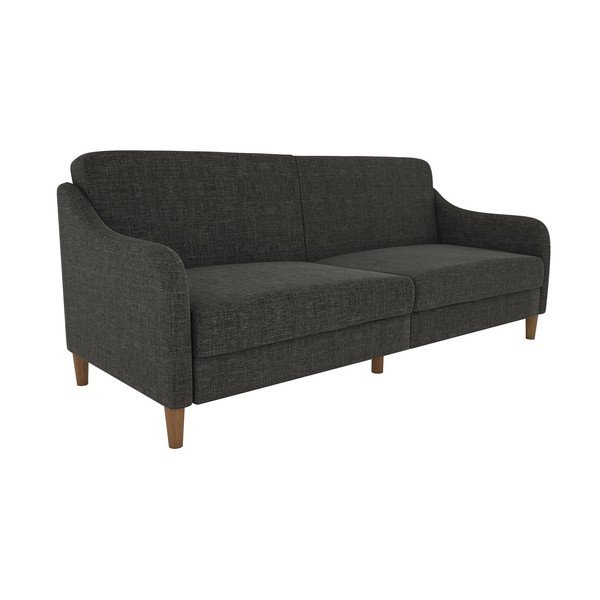Ciemnoszara sofa rozkładana 196 cm Jasper – Støraa-image-2