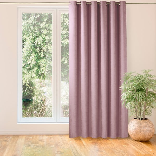 Różowa zasłona 140x270 cm Milana – Homede-image-4