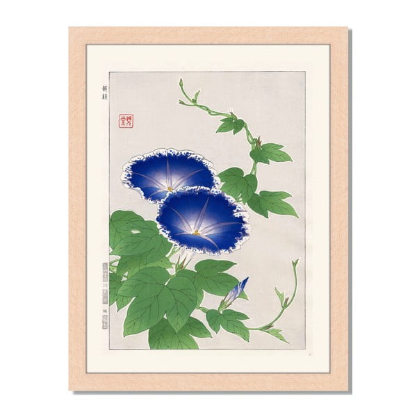 Obraz w ramie Liv Corday Asian Flower Beauty, 30x40 cm