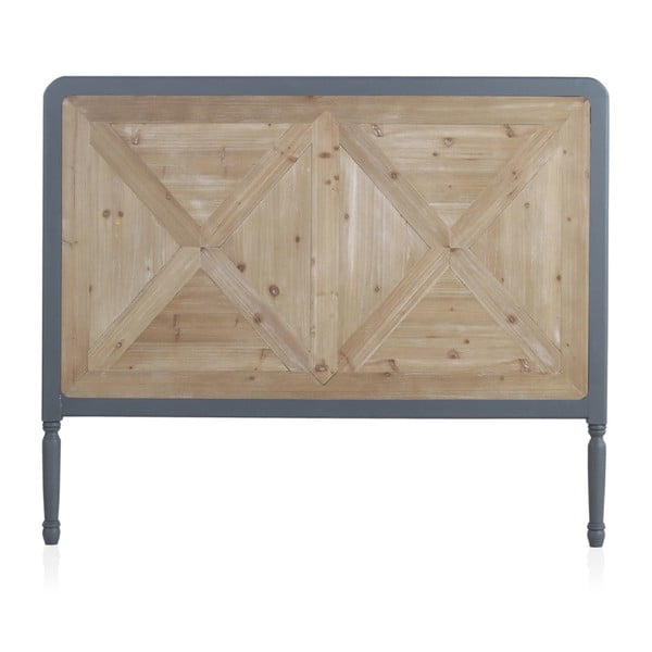 Drewniany zagłówek łóżka Geese Rustico Duro, 120x145 cm