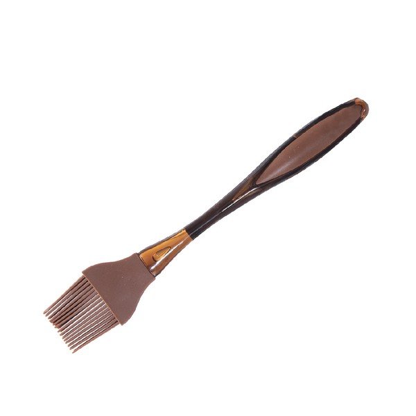 Duża brązowa maselniczka Orion Brown, dł. 22 cm
