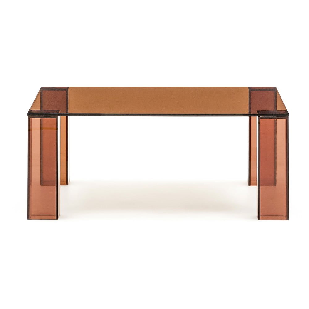 Brązowy szklany stolik 85x85 cm Adularia – Kave Home (zdjęcie 5)