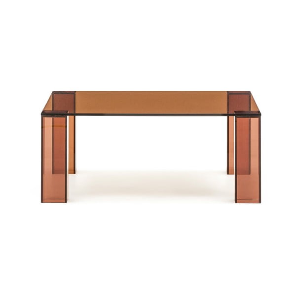 Brązowy szklany stolik 85x85 cm Adularia – Kave Home-image-3