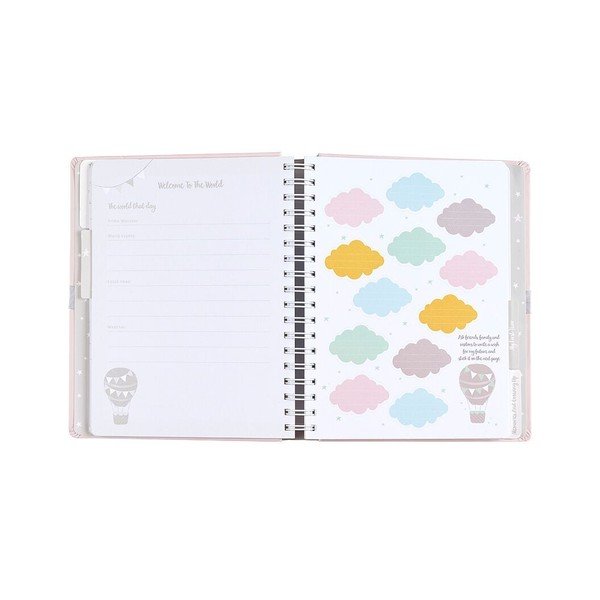 Różowy pamiętnik małego dziecka Busy B-image-2