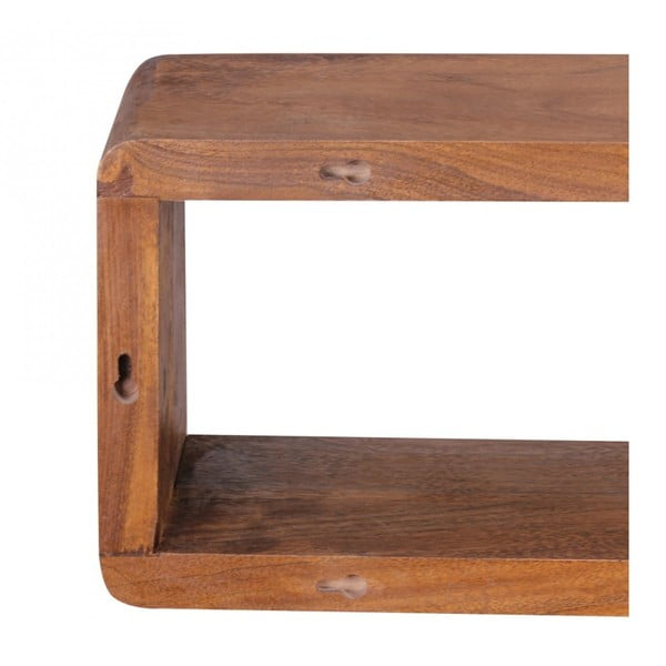 Zestaw 3 półek z litego drewna sheesham Skyport BOHA-image-1