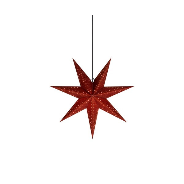 Czerwona dekoracja świetlna ze świątecznym motywem ø 45 cm Embla – Markslöjd