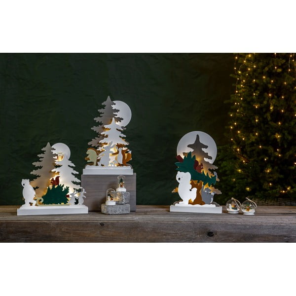 Biała dekoracja świetlna ze świątecznym motywem Forest Friends – Star Trading-image-2