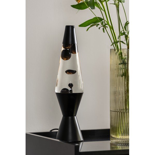 Czarna lampa stołowa (wys. 37 cm) Glitter – Leitmotiv-image-1