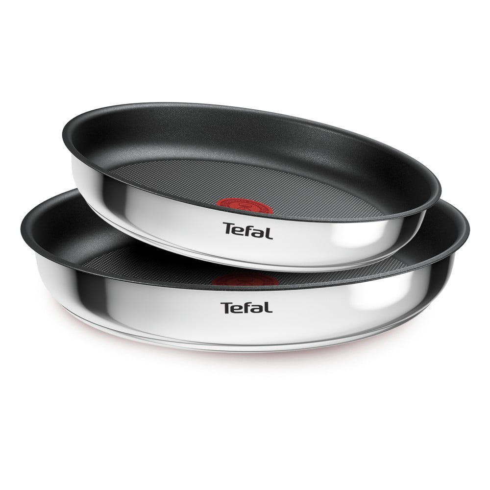 Patelnie zestaw 2 szt. z powłoką nieprzywierającą/z odpinaną rączką ze stali nierdzewnej ø 26 cm INGENIO Cook Eat L8813S75 – Tefal (zdjęcie 3)
