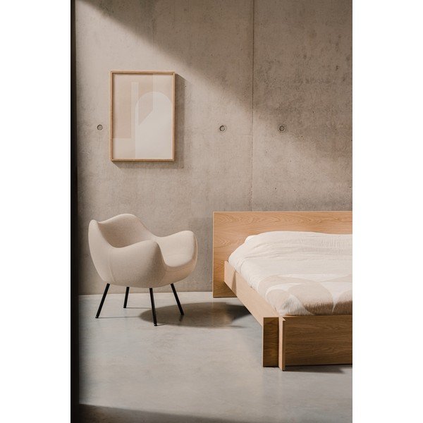 Beżowy wełniany fotel RM58 – noo.ma-image-2