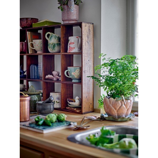 Wielopoziomowa półka z drewna z recyklingu w naturalnym kolorze 53 cm Tilo – Bloomingville-image-4