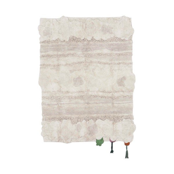 Kremowy bawełniany dziecięcy dywan do zabawy 120x160 cm Veggie Garden – Lorena Canals-image-3