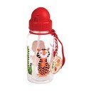 Czerwona butelka dla dzieci z tritanu 500 ml Colourful Creatures – Rex London