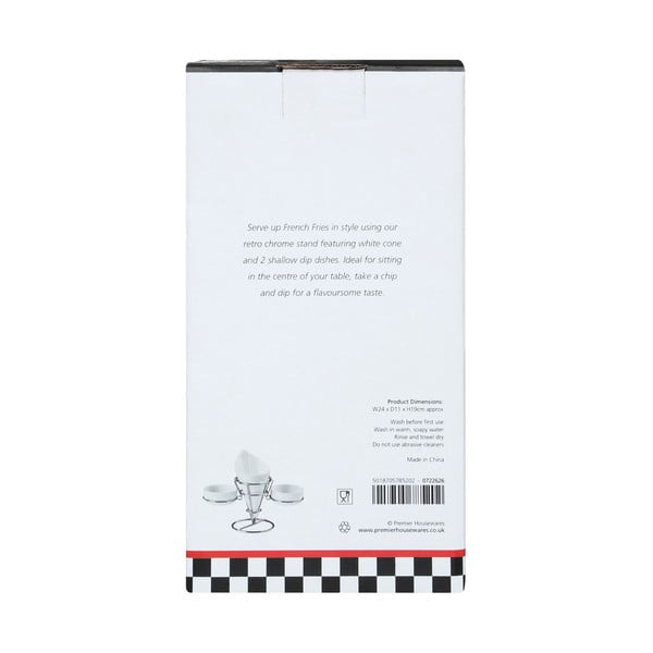 Stojak na frytki i dipy Premier Housewares French Fry Cone-image-4