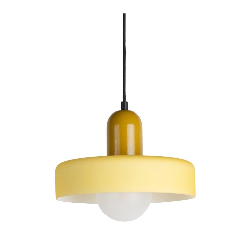 Żółta lampa wisząca ø 25 cm Opaco Grato – Leitmotiv
