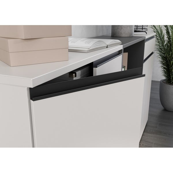 Kremowa szafka 81x120 cm Bedano – Germania-image-4