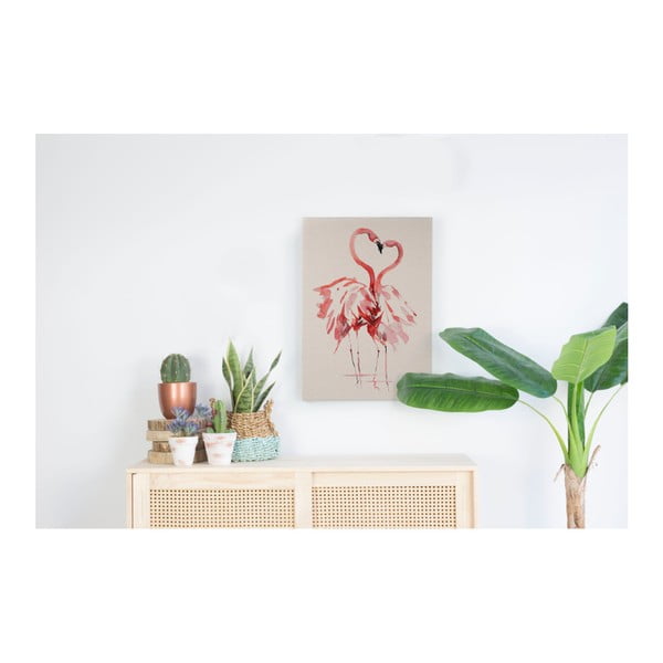 Obraz na płótnie Surdic Flamingo, 40x60 cm-image-1