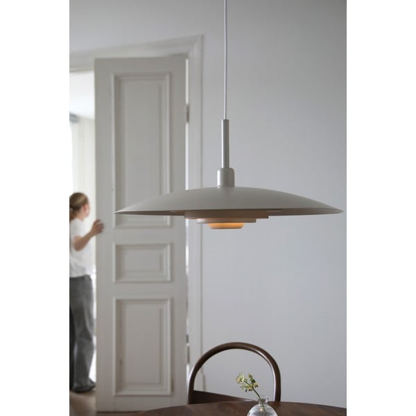Beżowa lampa wisząca z metalowym kloszem ø 57 cm Piny – Markslöjd-image-1