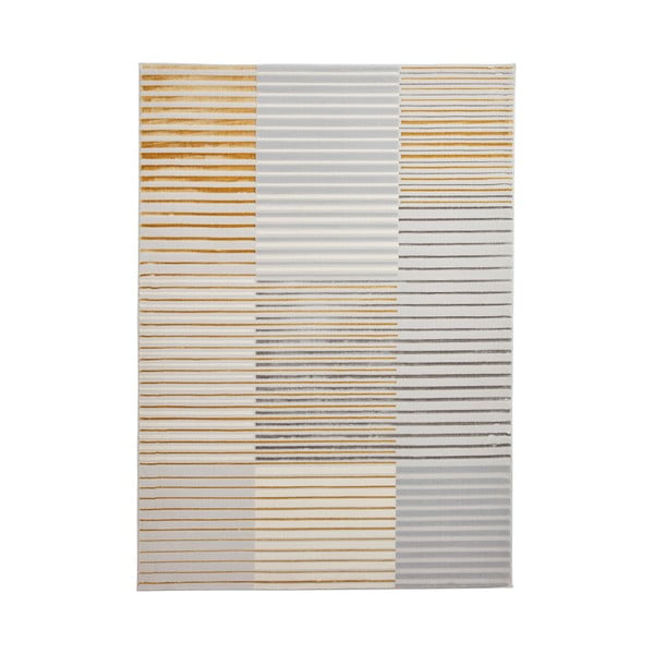 Dywan w jasnoszaro-złotym kolorze 80x150 cm Apollo – Think Rugs