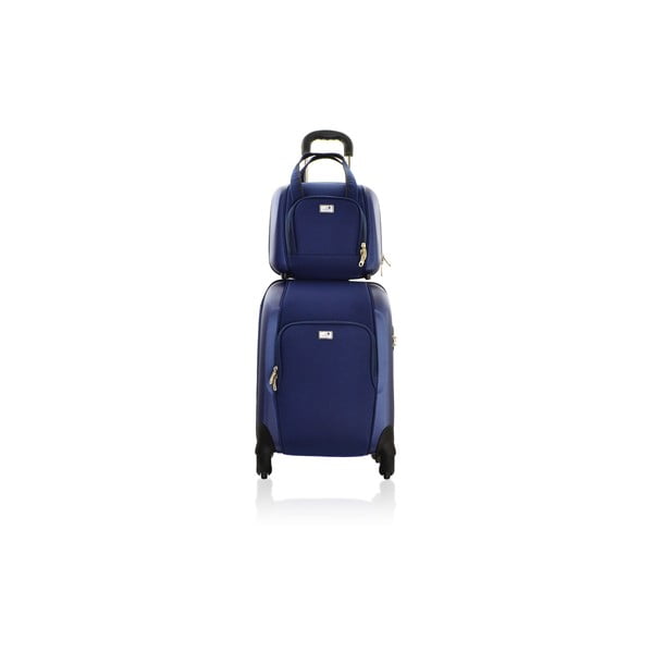 Komplet walizki i torby podróżnej Vanity Blue