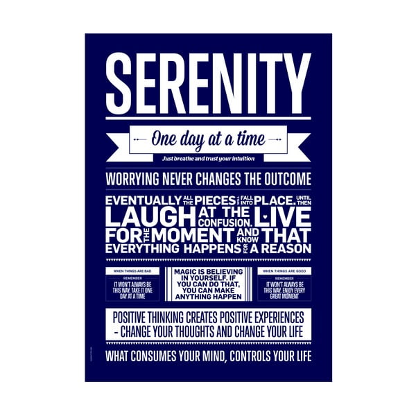 Plakat autorski Serenity, A3