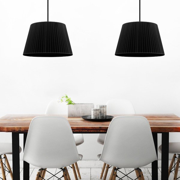 Czarna podwójna lampa wisząca Sotto Luce KAMI Elementary M 2S-image-1