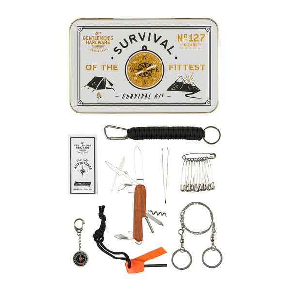 Wielofunkcyjny pojemnik z mini narzędziami Gentleman's Hardware Survival Kit