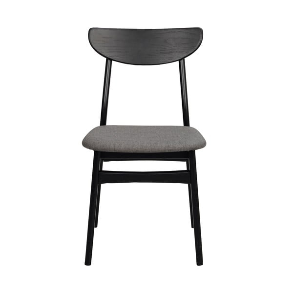 Czarne krzesło zestaw 2 szt. Rodham – Rowico-image-4