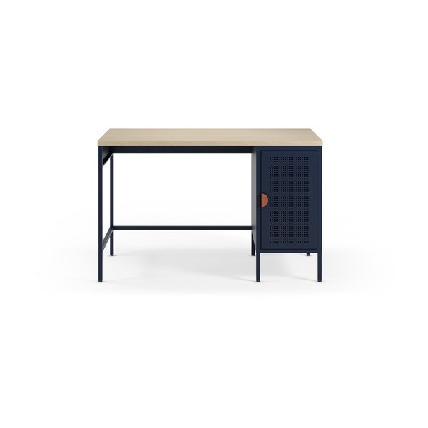 Biurko z blatem w dekorze dębu 60x120 cm Sayla – Marckeric-image-1