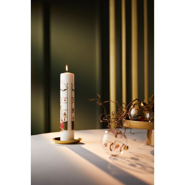 Świeca ze świątecznym motywem czas palenia 56 h Holmegaard Christmas – Holmegaard-image-2