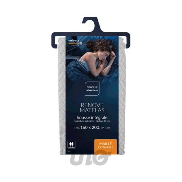 Ochraniacz na materac 160x200 cm Rena – douceur d'intérieur-image-1