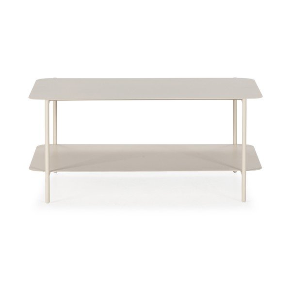 Kremowy metalowy stolik 58x90 cm Beatrix – MOME-image-3