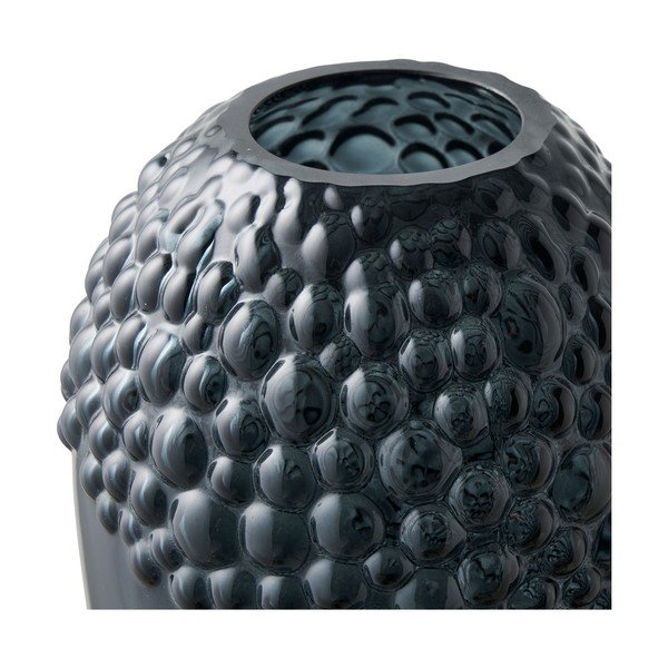 Ciemnoszary szklany wazon (wysokość 25 cm) – House Nordic-image-2