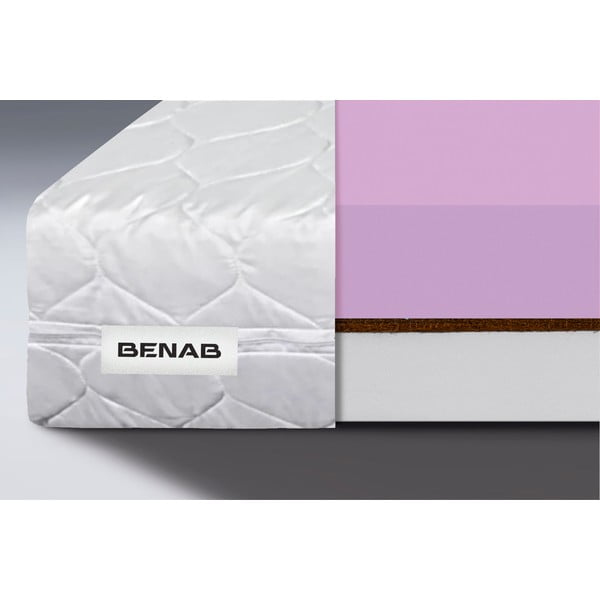 Twardy/średnio twardy piankowy materac dziecięcy dwustronny 120x200 cm Coco Dreamer – BENAB-image-1