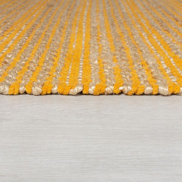 Żółty dywan z juty Flair Rugs Equinox, 160x230 cm-image-3
