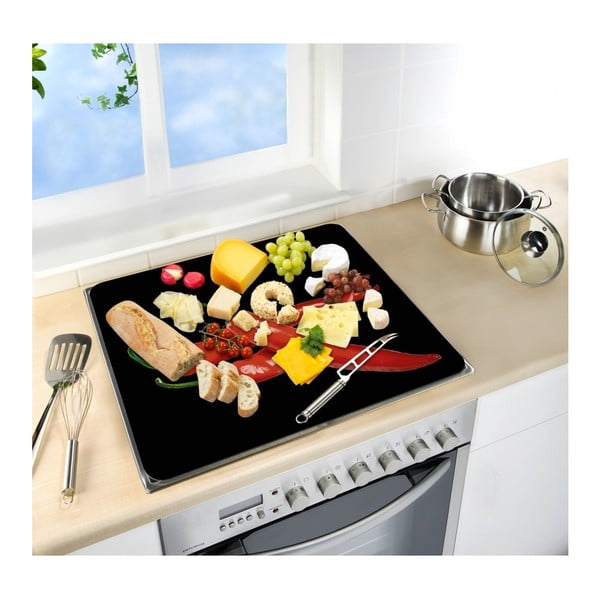 Szklana płyta ochronna na ścianę Wenko Peperoni, 50x56 cm-image-4