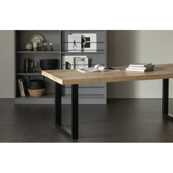 Stół z blatem z drewna mango WOOOD, 180x90 cm-image-1