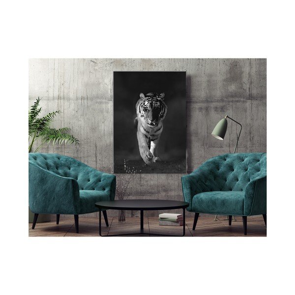Obraz Styler Glasspik Animals Tiger, 70x100 cm-image-1