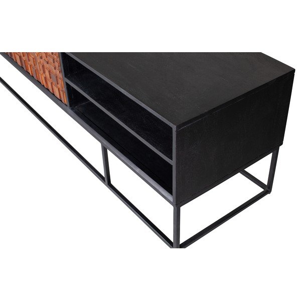 Stolik pod TV z drewna egzotycznego sheesham BePureHome-image-3