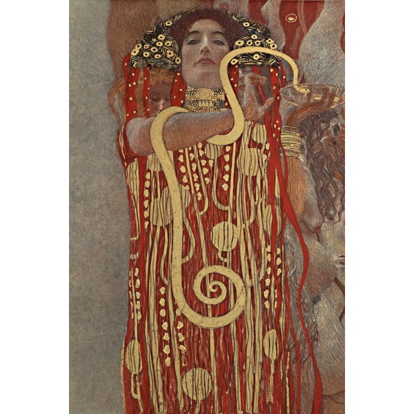 Obraz – reprodukcja 60x90 cm Hygieia, Gustav Klimt – Fedkolor