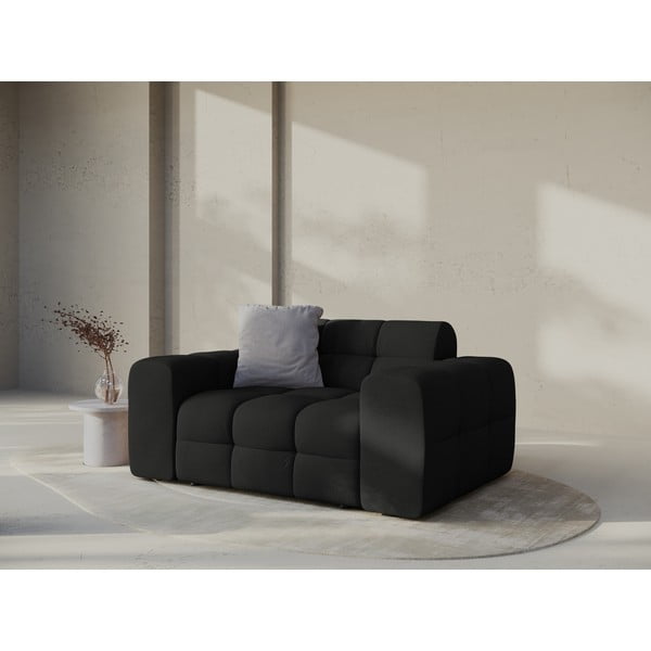 Czarna sofa 156 cm Kendal – Micadoni -image-1