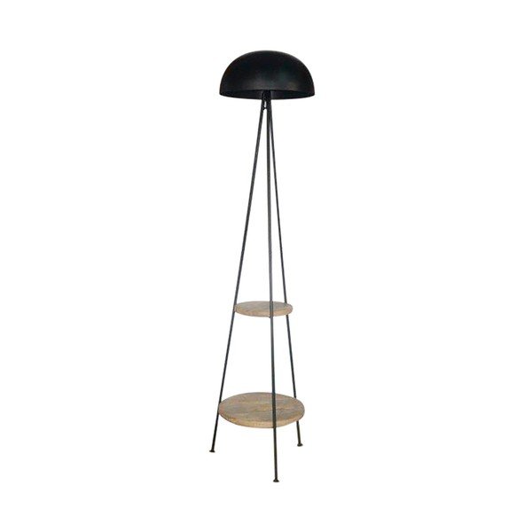 Czarna lampa stojąca (wysokość 150 cm) Ardecor – Sema